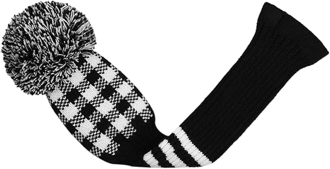 Scott Edward Knit Golf Head Covers for Woods Set of 3 Fits Well Driver(460cc) Fairway Wood and Hybrid(UT) The Perfect Change for Golf Bag