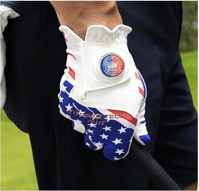 Men's Right and Left Handed Golfers Golf Glove – Advanced Compression for Muscle Support, Joint Relief Gloves – USA