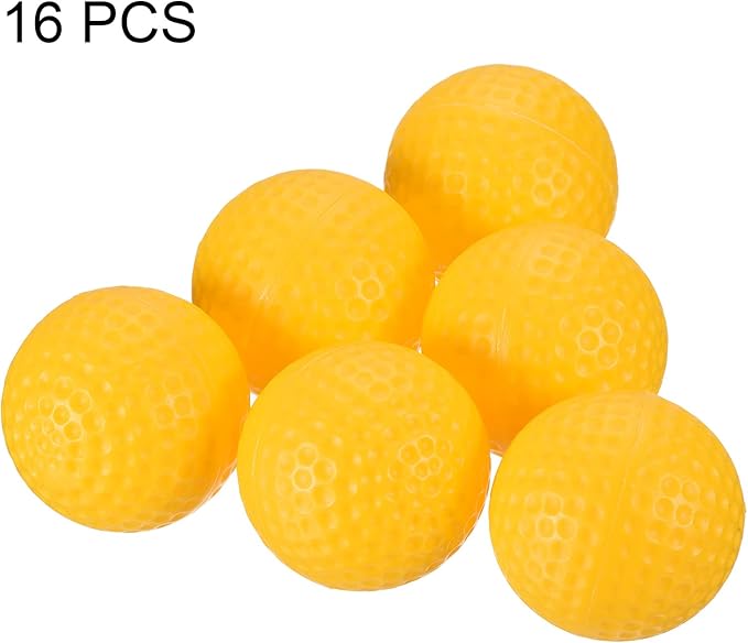 PATIKIL Golf Practice Balls, Hollow Flight Training for Indoor Swing Practice