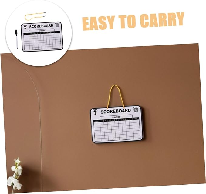 SUPVOX 2pcs Double Sided Dry Erase Golf Scoreboard for Portable Reusable Writing Board for Indoor and Outdoor Training Lightweight Message Board for Enhanced Learning and Score Tracking