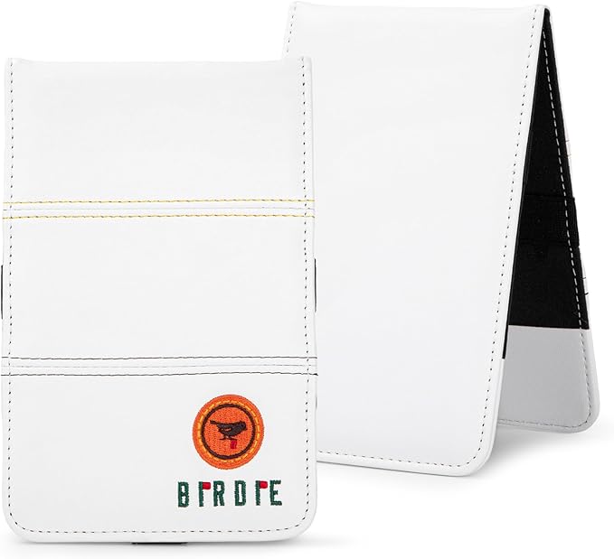 Golf Scorecard & Yardage Book Holder Cover Quality Leather Golf Scorecard Holder 4.5 × 7 inches Golf Accessories
