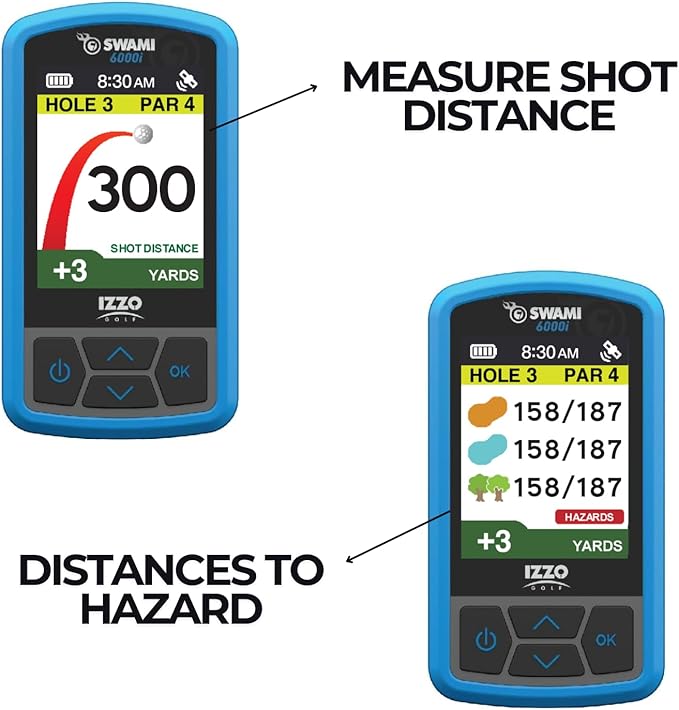 Izzo Swami Golf GPS Rangefinder - Color Display & Scorekeeper
