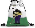 montela golf Valuables Pouch,Golf Bag Pouch with Drawstrings Golf Tee Bag Leather Golf Tee Pouchs for Men Women(Funny)