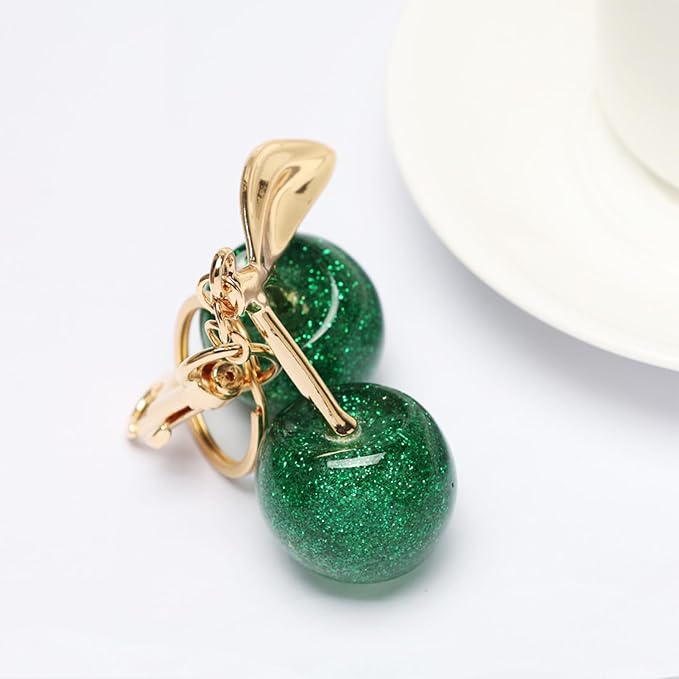 Fruit Bag Charm Purse Charms Keychain Strawberry Cherry Accessories Keychain For Women Birthday Valentine Day Gifts