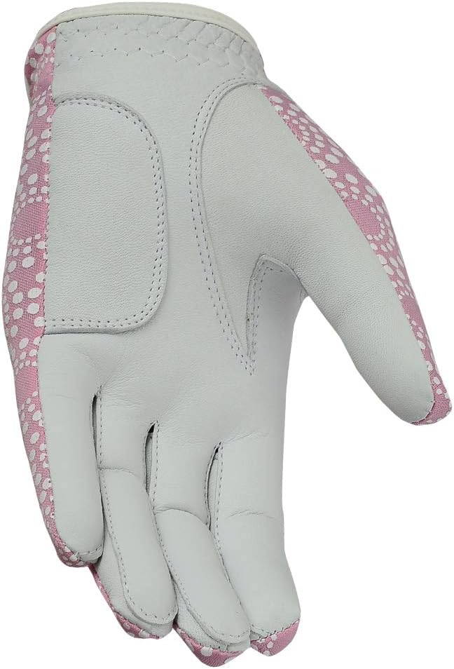 MRX Women Golf Glove Left Handed Golf Gloves Sweat Resistant Soft Cabretta Leather Regular Fit Women Golfer Glove