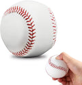 Baseball Soft Foam Blank Ball Bouncy Practice Training Tball 9 inch PU Leather Machine Pitching 8u 12u League Practice DIY Autograph Gift