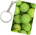 Golf Keychains Rectangular Acrylic Keychain Daily Key Ring Car Key Fob Holder 2X3 Inch