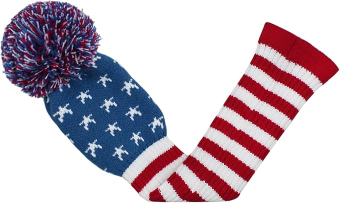Scott Edward Knit Golf Head Covers for Woods Set of 3 Fits Well Driver(460cc) Fairway Wood and Hybrid(UT) The Perfect Change for Golf Bag