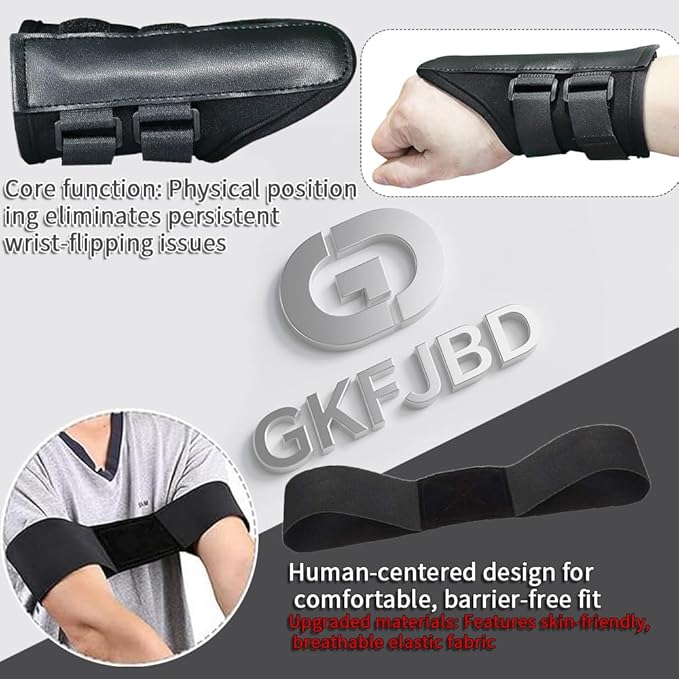for Golf Swing Training Correcting Arm Band and Corrector Wrist Trainer Protector Health Gear Golf Wrist Brace for Beginner Golf Swing Practitioner (Pack of 1+1)