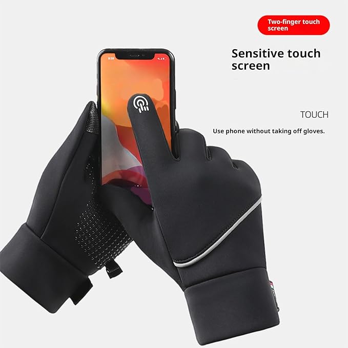 Heated Gloves for Men and Women, Winter Full Finger Hand Warmers Heated Gloves for Skiing Cycling Golf Hiking