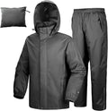 33,000ft Men's Rain Suit Packable Waterproof Lightweight Rain Gear for Golf Hiking Cycling 2 Pieces(Rain Jackets and Pants)
