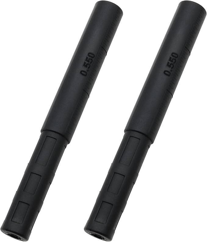 2PCS 0.55 Inch Golf Club Extender Graphite Shaft Extension for Putter Iron and Golf Club Body