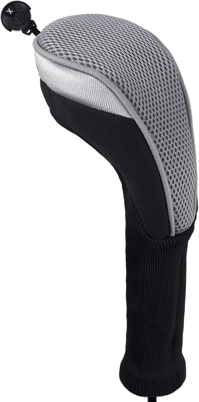 Andux 4pcs/Pack Long Neck Golf Hybrid Club Head Covers Dial No. Tag CTMT-02