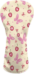 Golf Club Head Covers for Club Protective, Waterproof PU Leather Driver Fairway Wood Hybrid Head Cover