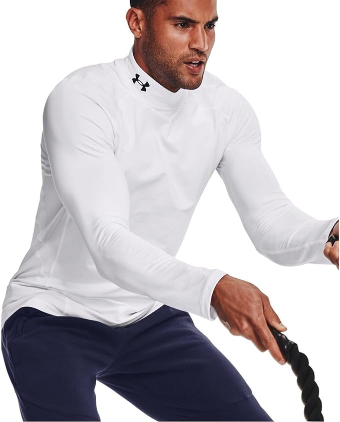 Under Armour Mens ColdGear Armour Fitted Mock