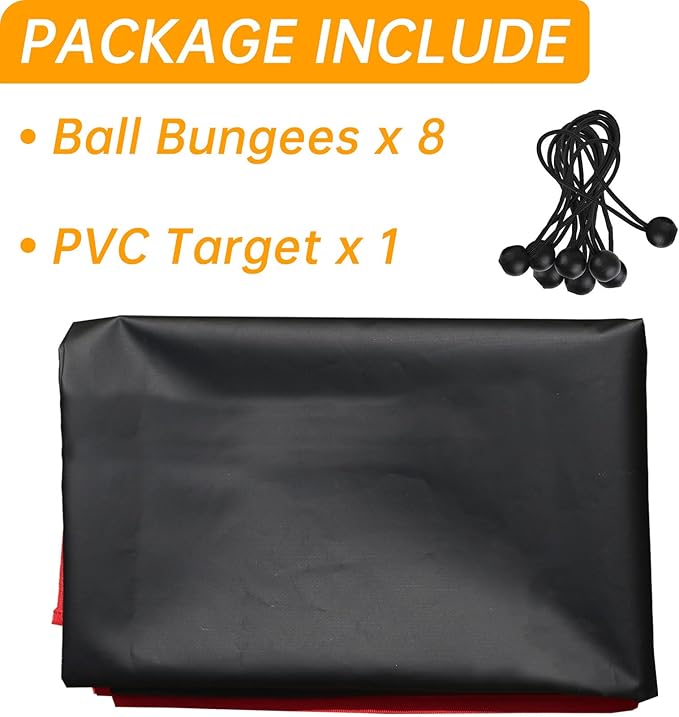 Gagalileo Batting Cage Backstop: Heavy-Duty Padding Vinyl Target with Strike Zone for Baseball & Softball Net Protector for Backyard & Training Facility