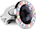 Golf Ball Marker Hat Clip with Ceramic Crystal Ball Marker (20mm Small Size) Gifts Accessories for Golfers