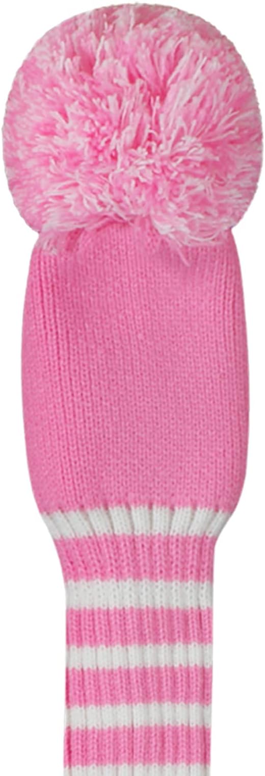 Scott Edward 1/3/4PCS Multi-Style Optional Individualized Knit Golf Club Head Covers, Driver Wood(460cc) Fairway Wood and Hybrid(UT)，for Male/Female Golfers,Custom
