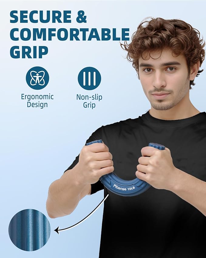 Flex Therapy Bar,Tennis Elbow Therapy Bar, Flexbar for Physical Therapy & Resistance Bar for Golfers Elbow,Tendinitis,Wrist,Forearms Pain, Improve Grip Strength and Relieve Pain