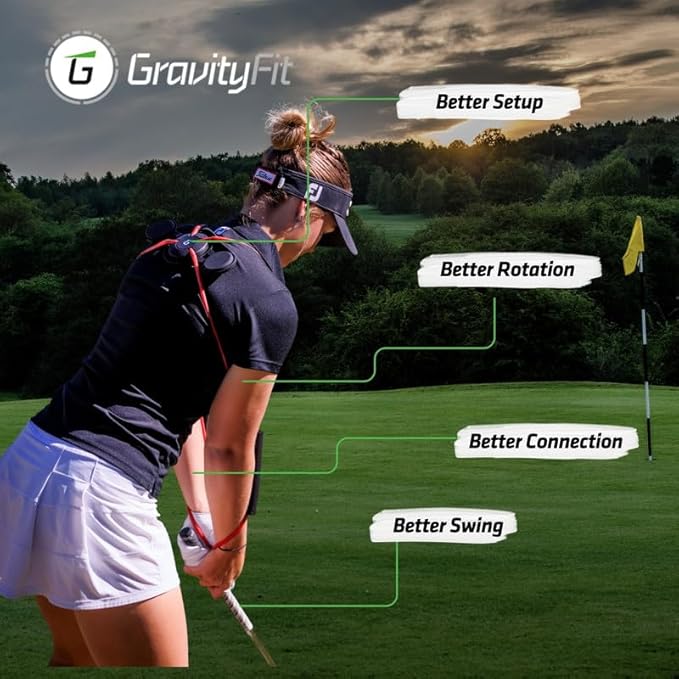 Golf Swing Performance Trainer Aid | Golf Swing Trainer Trusted by PGA Coaches | Backed by 30 Years Research | Elevate Your Golf Training | Enhance Strength, Stability, Rotation & Posture