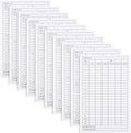 30pcs Golf Scorecards Durable Coated Paper Score Record Tools for Keeping Lightweight and Portable Design for Golf Courses and Statistics Tracking