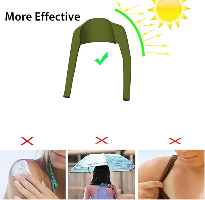 Advanced Cooling Shawl Arm Sleeve Sun Protection Comfortable & Breathable for Women Men