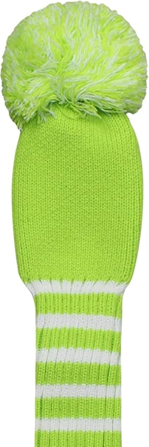 Scott Edward 1/3/4PCS Multi-Style Optional Individualized Knit Golf Club Head Covers, Driver Wood(460cc) Fairway Wood and Hybrid(UT)，for Male/Female Golfers,Custom