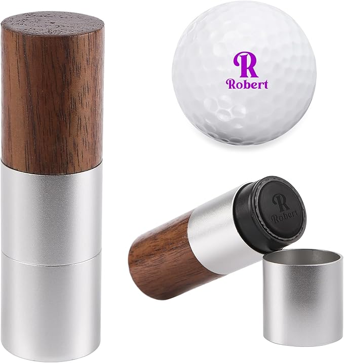 Personalized Name Golf Ball Stamper, Gifts for Men Dad Husband, Self-Inking Golf Ball Stamp Markers, Golfer Gift Golfing Accessories