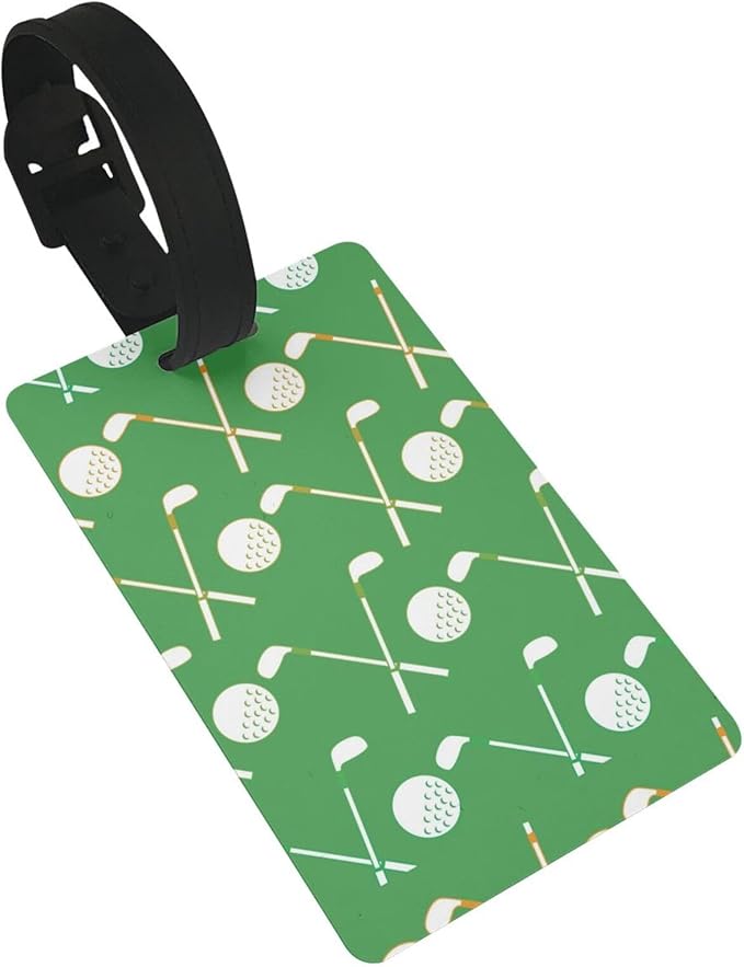 Golf Luggage Tag Suitcase Identify Labels Personalized Travel Bag Tag 2.5X4.1Inch