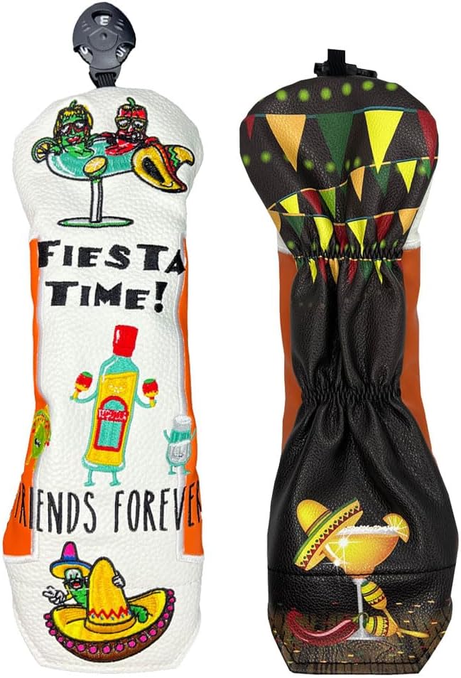 Giggle Golf Utility/Hybrid Head Cover, Colorful Club Covers for Men & Women