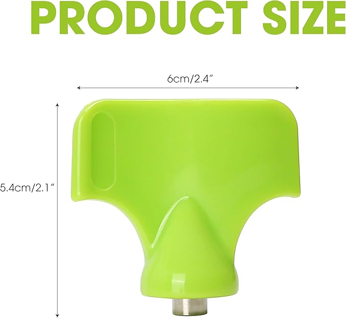2pcs Spike Wrench Track Tool for Shoes, Steel Sports Shoe Replacement Nail Puller and Field Outdoor Running Studs Cleats Removing Aid Tool (Green)