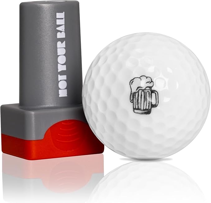 ZEETY Golf Ball Stamp Box Set - 3 Pack Self-Inking Golf Ball Stamper & Marker for Personalized Golf Ball Identification - Premium Golf Gifts & Accessories for Men Women Golfers