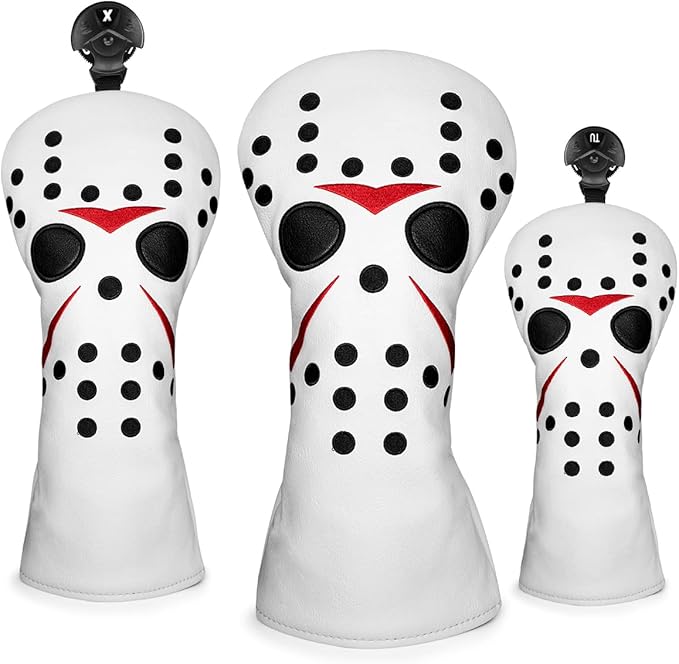 Golf Club Covers Field Hockey Mask Putter Covers Driver Cover Fariway Wood Headcover Hybrid Covers 3 Wood Headcover Mallet Putter Headcovers for Most Brand