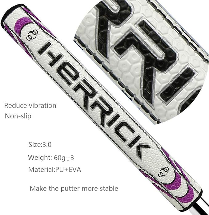 Golf Putter Grip for Mens PU Material Lightweight Portable Soft Many Color to Choose