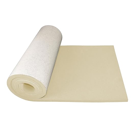 XCEL Marine Foam Roll with Self Adhesive – Beige, 72" x 17" x 1/4" Closed Cell Foam Rubber Water Resistant Padding Sheet – Home, Marine, Garage, Automobile, Crafts & Cosplay (Beige, 72" x 17" x 1/4")