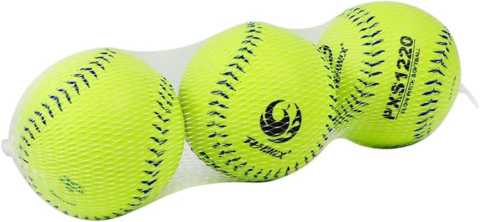 PHINIX Softball Official Size and Weight for Practice Recommended for Training