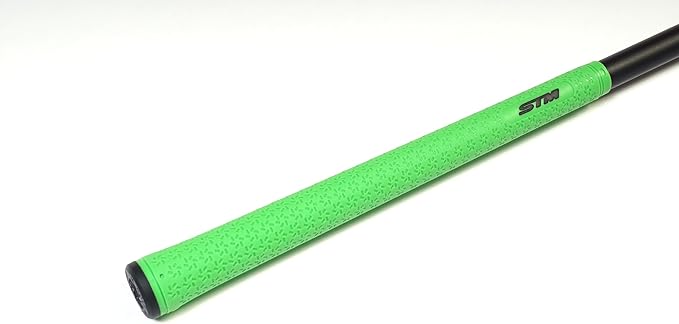 Golf Training Flexing Bat Driving Distance and Acceleration Improvement and Tempo Control with STM Grip for Real Club Feel Made in Japan