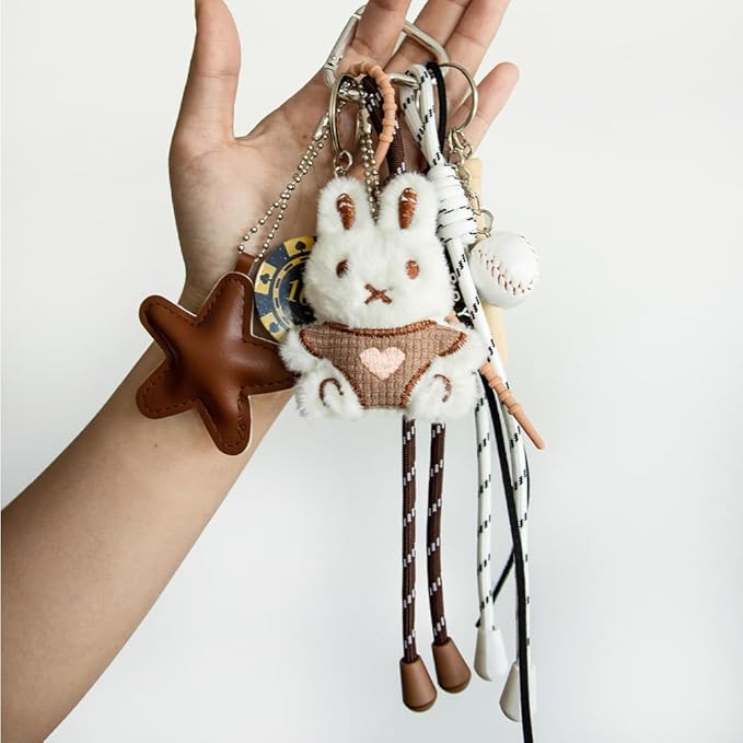 Georgie Porgy Bag Charms Keychains Handbag Accessories for Women Purse Backpack Sports Bag Pendant Cute Unique Gift for Girls