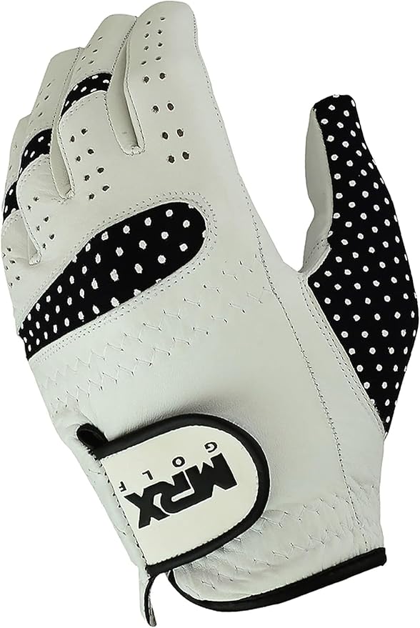 MRX Women Golf Glove Left Handed Golf Gloves Sweat Resistant Soft Cabretta Leather Regular Fit Women Golfer Glove