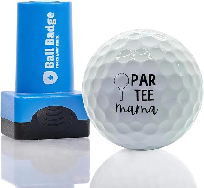 Ball Badge - Golf Ball Stamp (The Icon Series), Golf Ball Marker, Reusable Golf Ball Marking Tool to Identify Golf Balls
