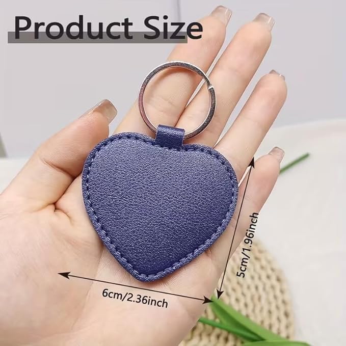 10Pack Personalized Leather Keychain Bulk, Custom Handmade Leather Key Chain Ring for Men/Women/Company Events