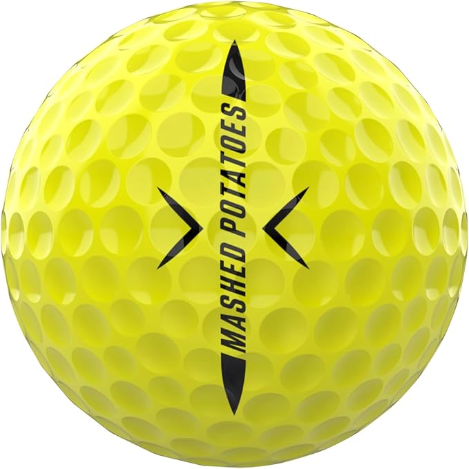 P*ss Missile Distance Golf Balls - 4-Piece Design, Surlyn Cover, High Compression Core - Lower Spin, Better Trajectory for Longer, Straighter Shots