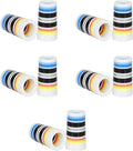 10 Pcs Golf Ferrules,Golfing Club Ferrules Colorful Golfing Iron Ferrules Fit 0.35Inch Tapered Steel Shafts