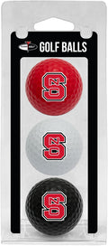 Team Golf NCAA Regulation Size Golf Balls, 3 Pack, Full Color Durable Team Imprint