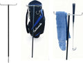 Golf Bag Stand Attachment, Combining Three Major Functions, it can Stand up Golf Bags, Golf Clubs, and Pick up Balls.