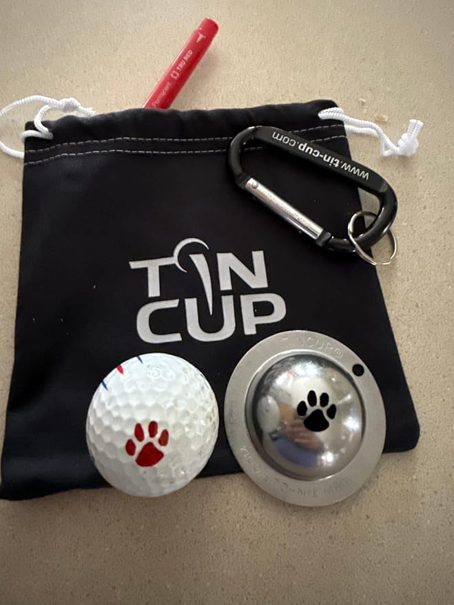 Tin Cup Golf Ball Marker Stencil - Premium Personalization Tool for Golfers - Custom Design Ball Marker - Golf Accessories Gift for Men and Women- Made in The USA