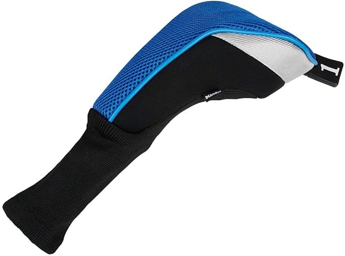 Andux 4pcs/Set Mesh Golf 460cc Driver Fairway Wood Club Head Covers Long Neck with No. Tags