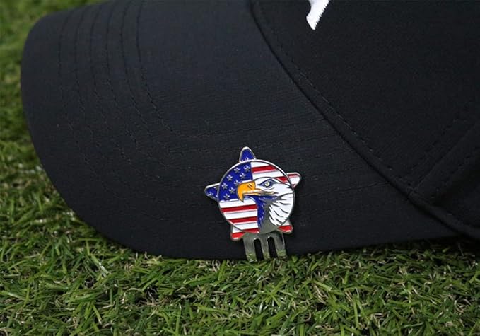 Flower Golf Ball Marker with Golf Hat Clip for Your Friend
