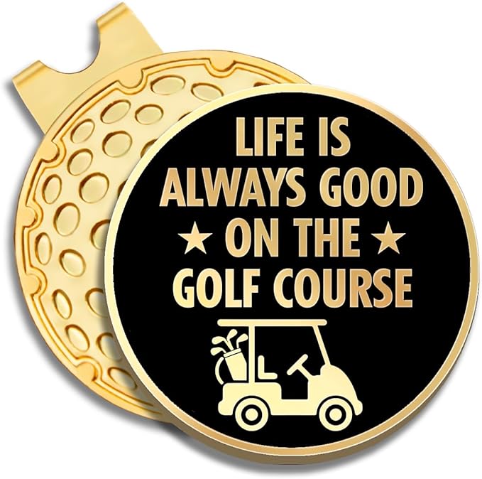 I Love Golf So Much Ball Marker with Magnetic Hat Clip, Funny Golf Accessories Gifts for Men Women, Novelty Birthday Gifts for Men Women Golfer Fan
