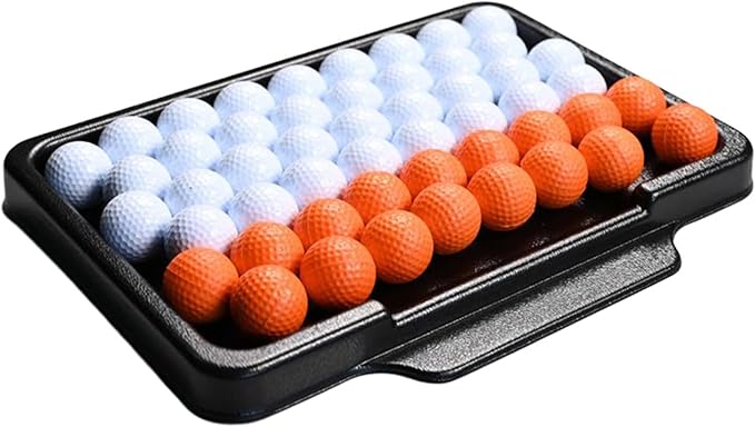 Golf Ball Tray, Weather Ready, 43x32.5x4cm, Golf Storage Organizer, Driving Range Accessory, Stable Structure, for Outdoor Backyard Driving Range Course